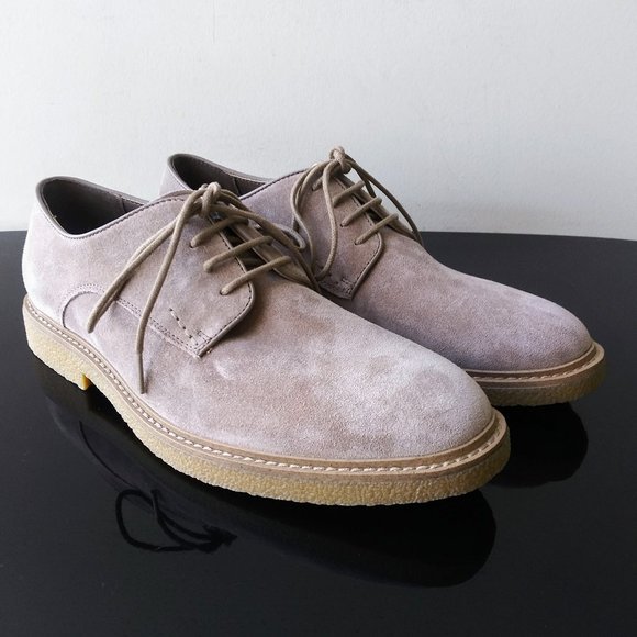 Calvin Klein Men\'s Wells Plain Toe Derby in Beautiful Leather Creamy Suede main image 5